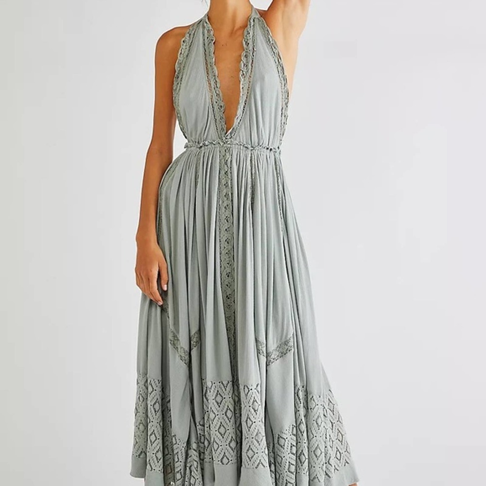 Free People Norina Maxi Dress Endless Summer NEW Small